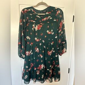 Madewell Green Floral lightweight Dress in Size 2 Women’s